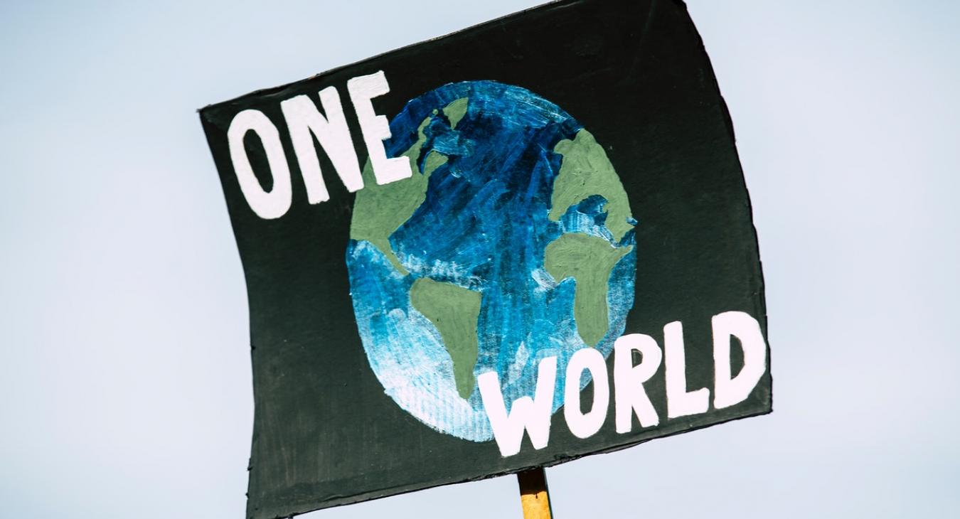 One world sign
