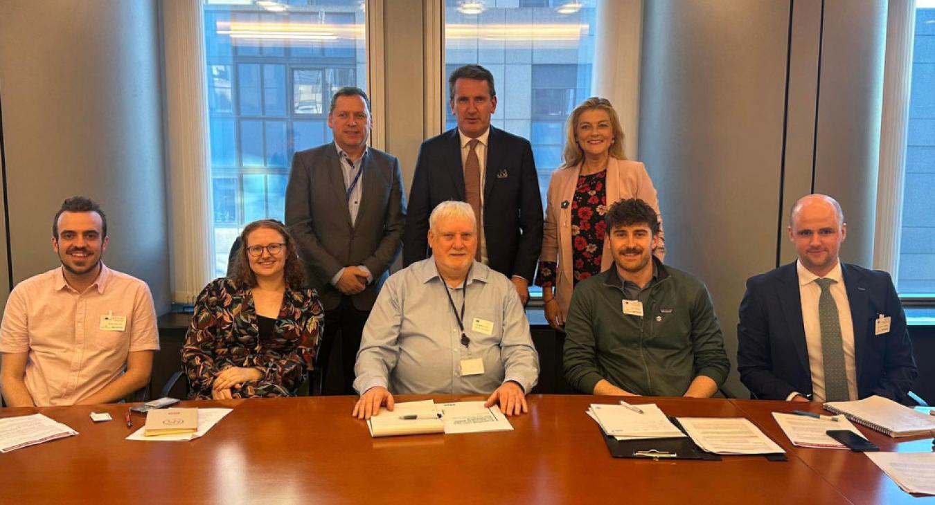 PSU joined a delegation from the Irish Congress of Trade Unions (ICTU) Youth Committee in Brussels on 3 and 4 March 2025 to advocate for a strong Traineeship Directive.