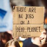 Climate action protest