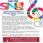 Peoples College Choir