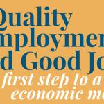 Quality Employment and Good Jobs cover